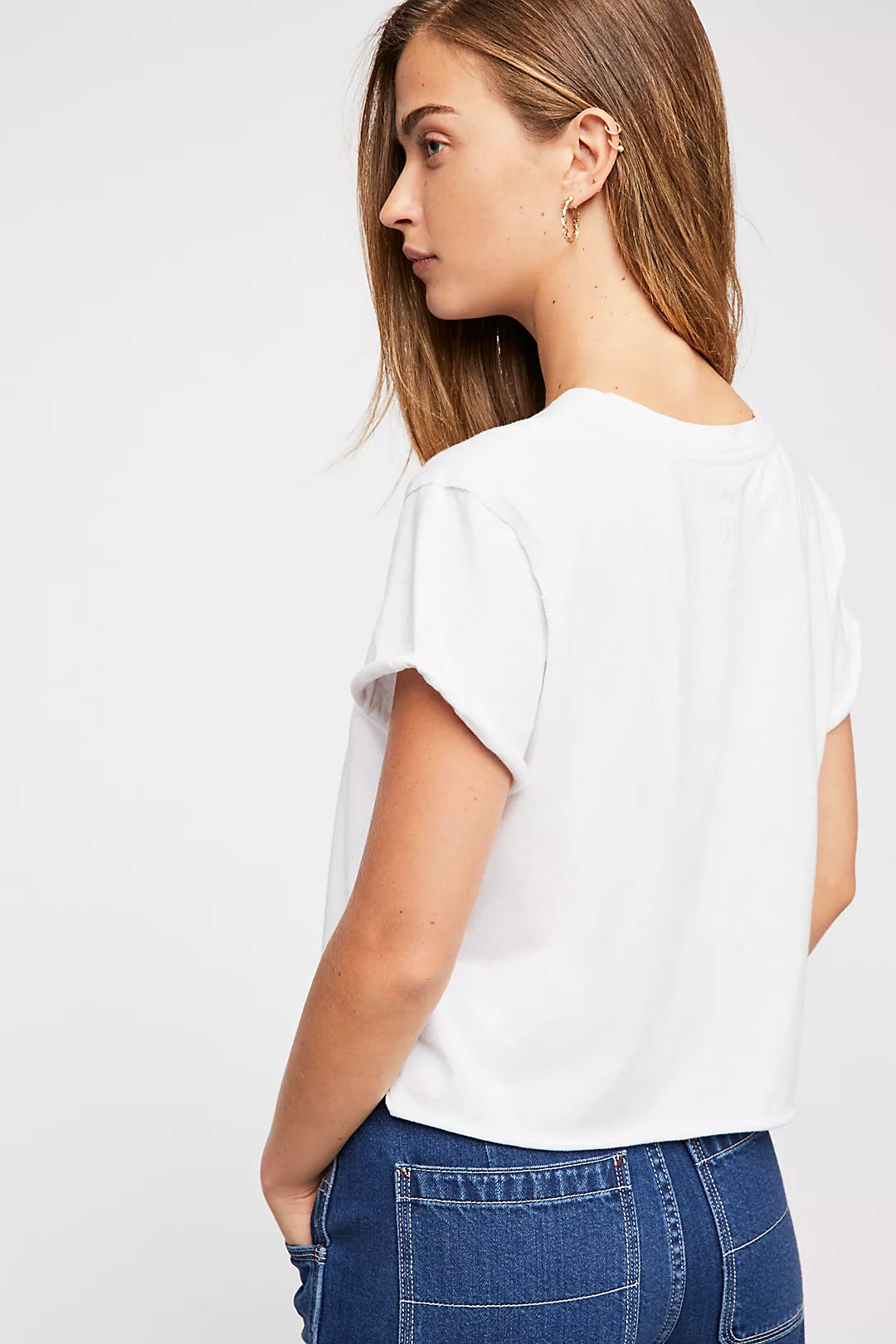 Free People : Perfect Tee in White
