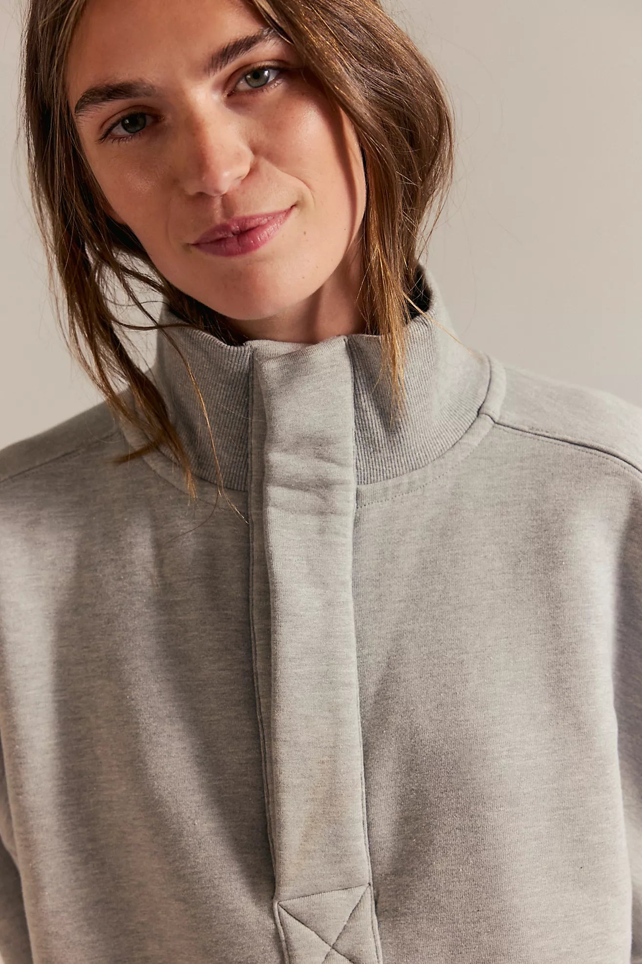 Free People: Timeless Pullover in Grey