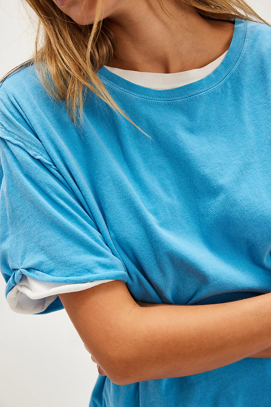 Free People : Nina Tee in Maliblue