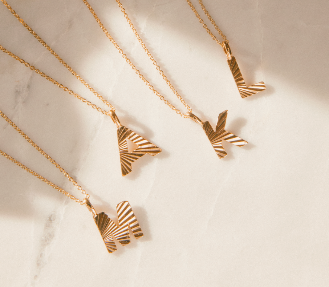 Initial Pendant Necklace