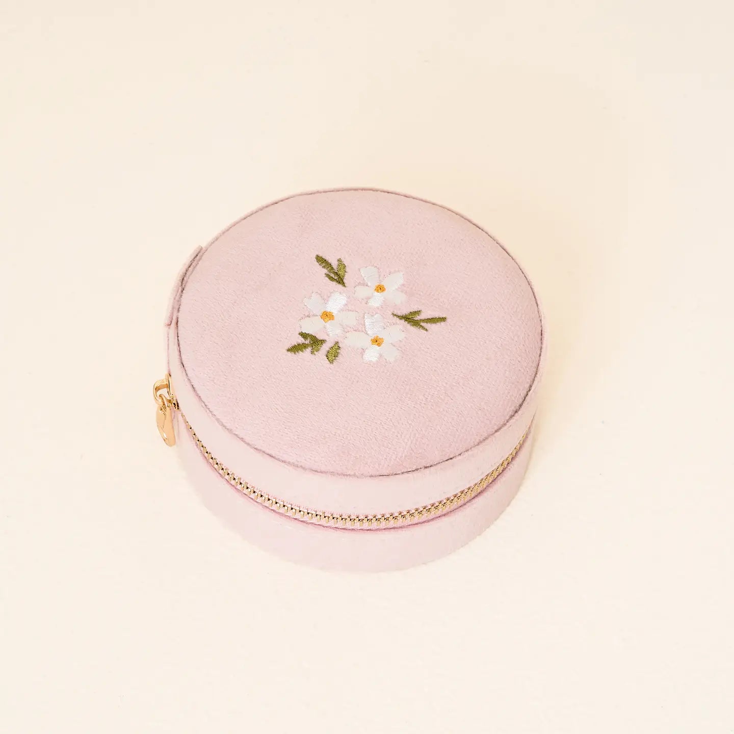 Velvet Jewelry Case : Pink