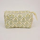 Floral Lattice Buttercream Toiletry Bag : Medium