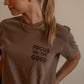 Focus on the Good Tee : Brown