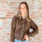 Brooks Cardigan in Brown