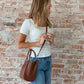 Brooklyn Bucket Bag : Brown