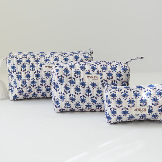 Blue Bonnet Cosmetic Bags