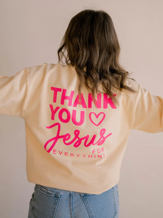 Thank You Jesus Crewneck