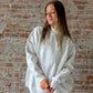 Mock Neck Sweatshirt : Heather Grey