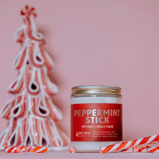 Peppermint Stick 8oz Candle