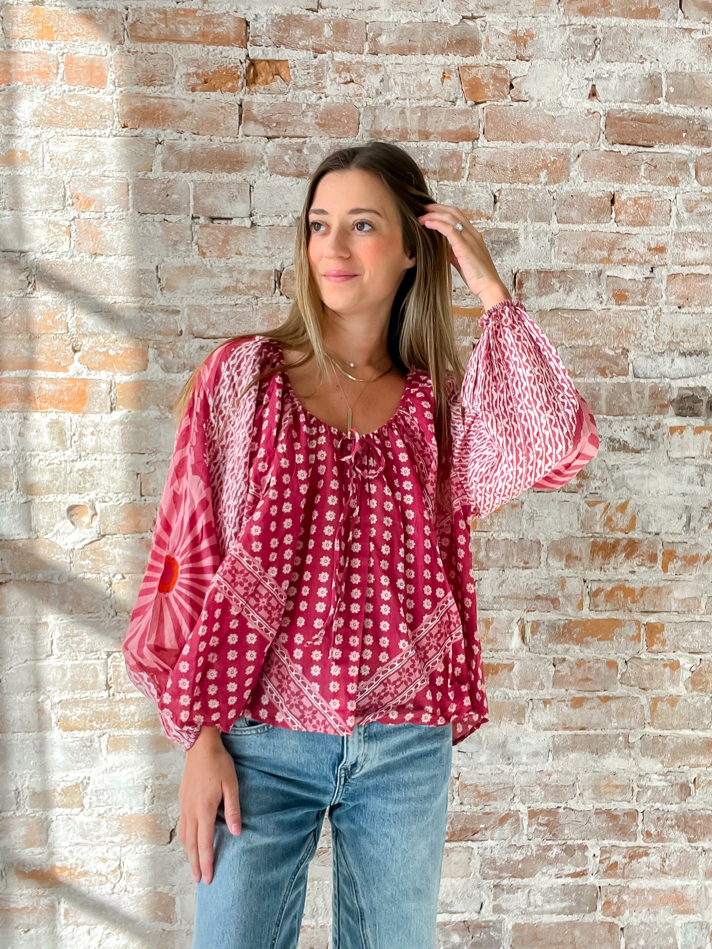 Free People: Elena Top in Clay