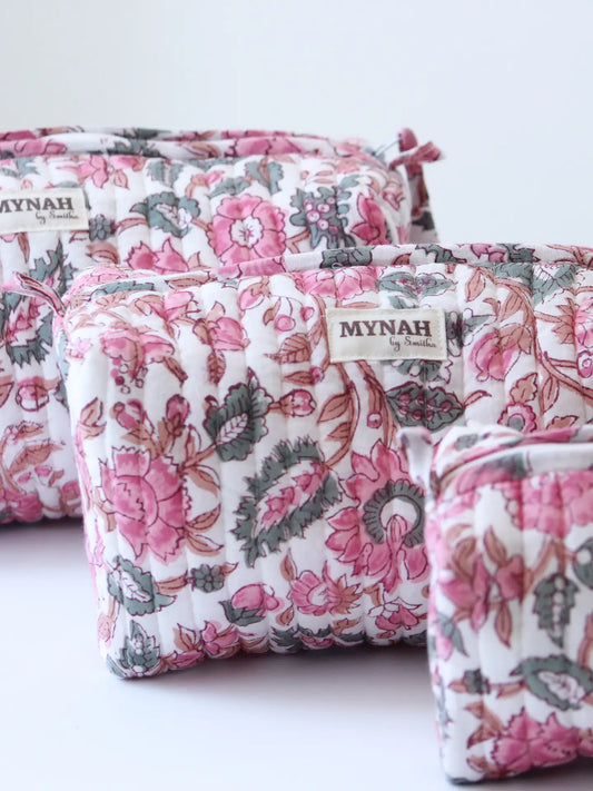 Indian Gulabrose Cosmetic Bags