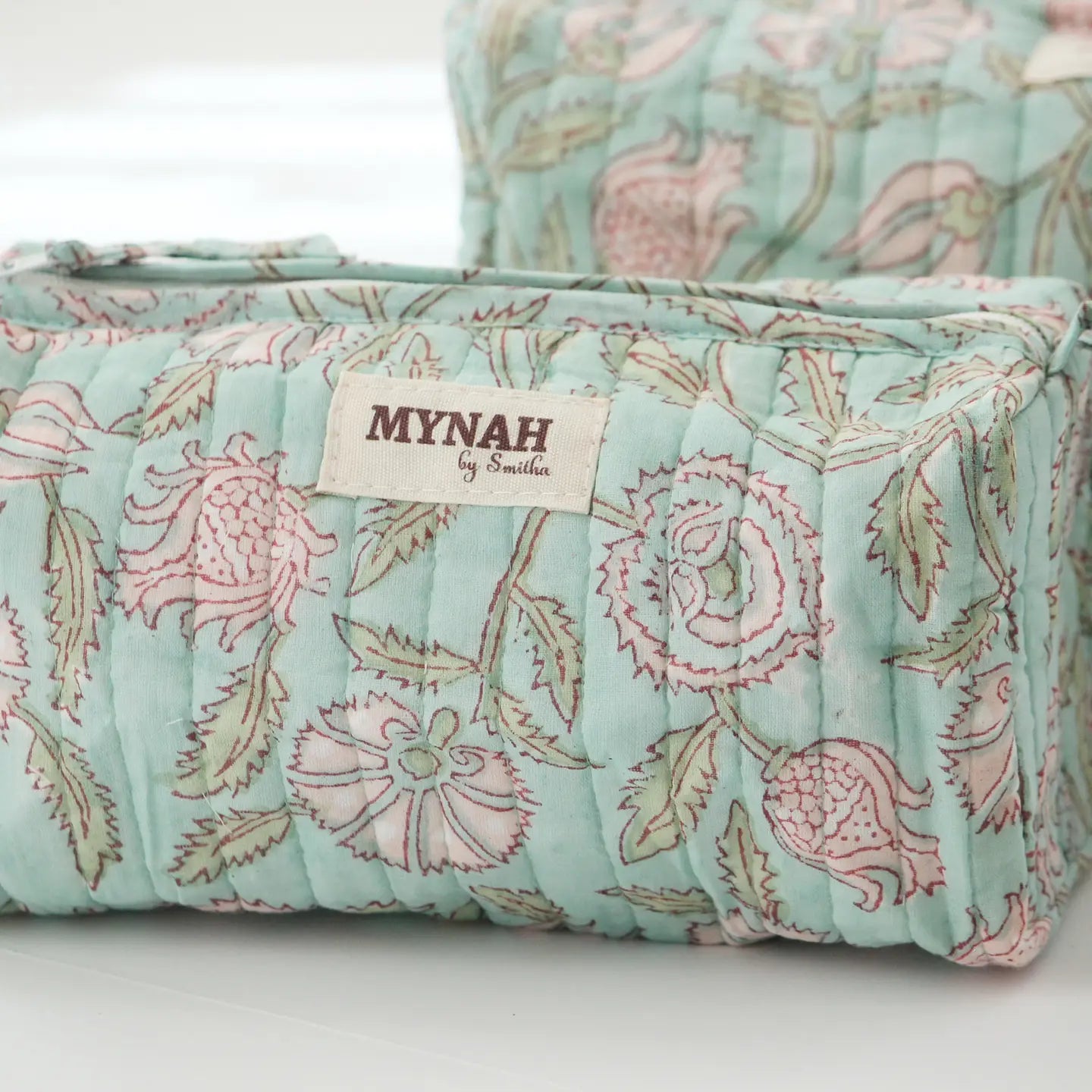 Cosmetic Bags : Mint Garden