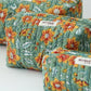 Sunflower Print Cosmetic Bags