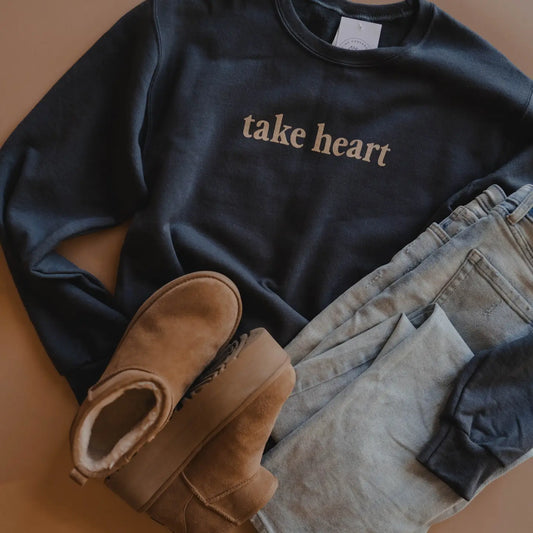 Take Heart Crewneck