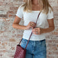 Cape May Crossbody : Burgundy