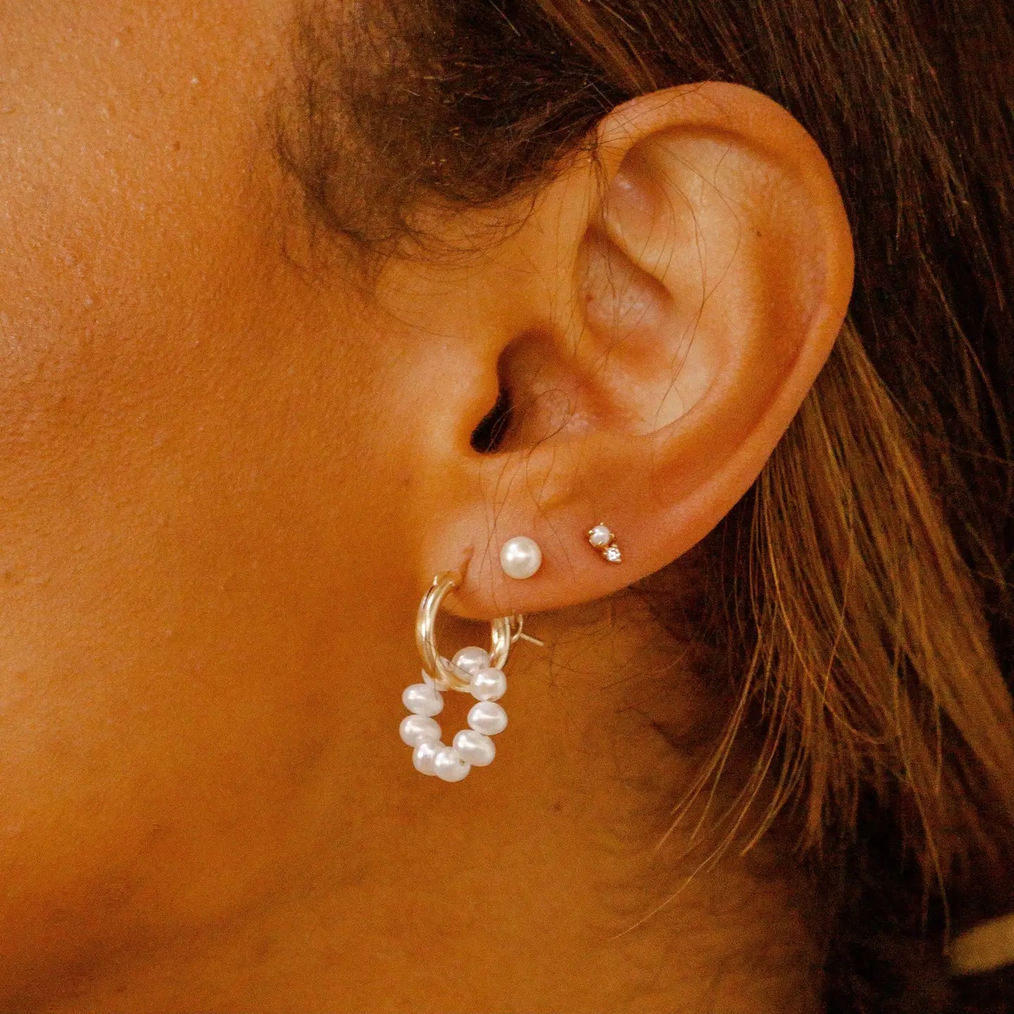 Petite Pearl Stud Earring