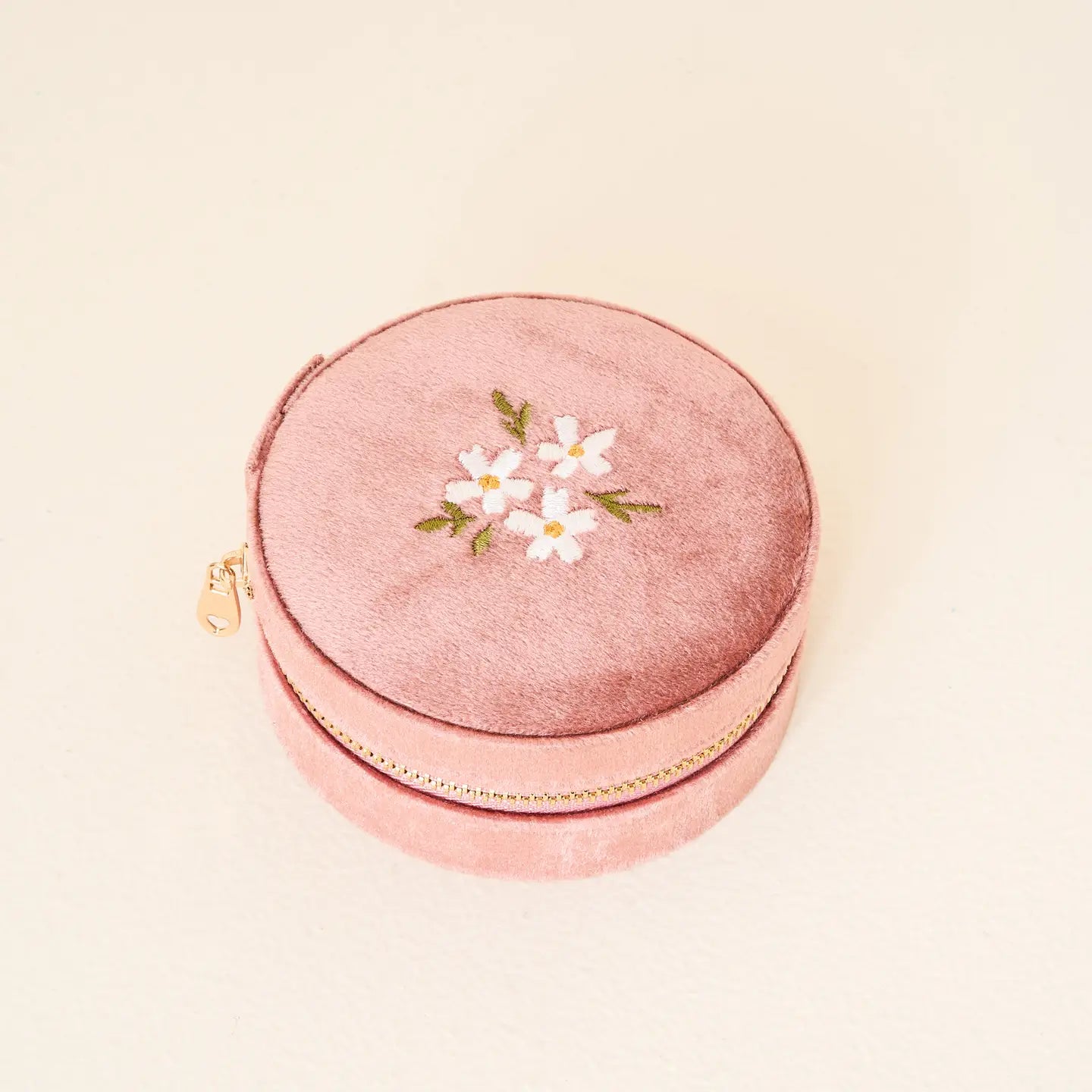 Velvet Jewelry Case : Rose