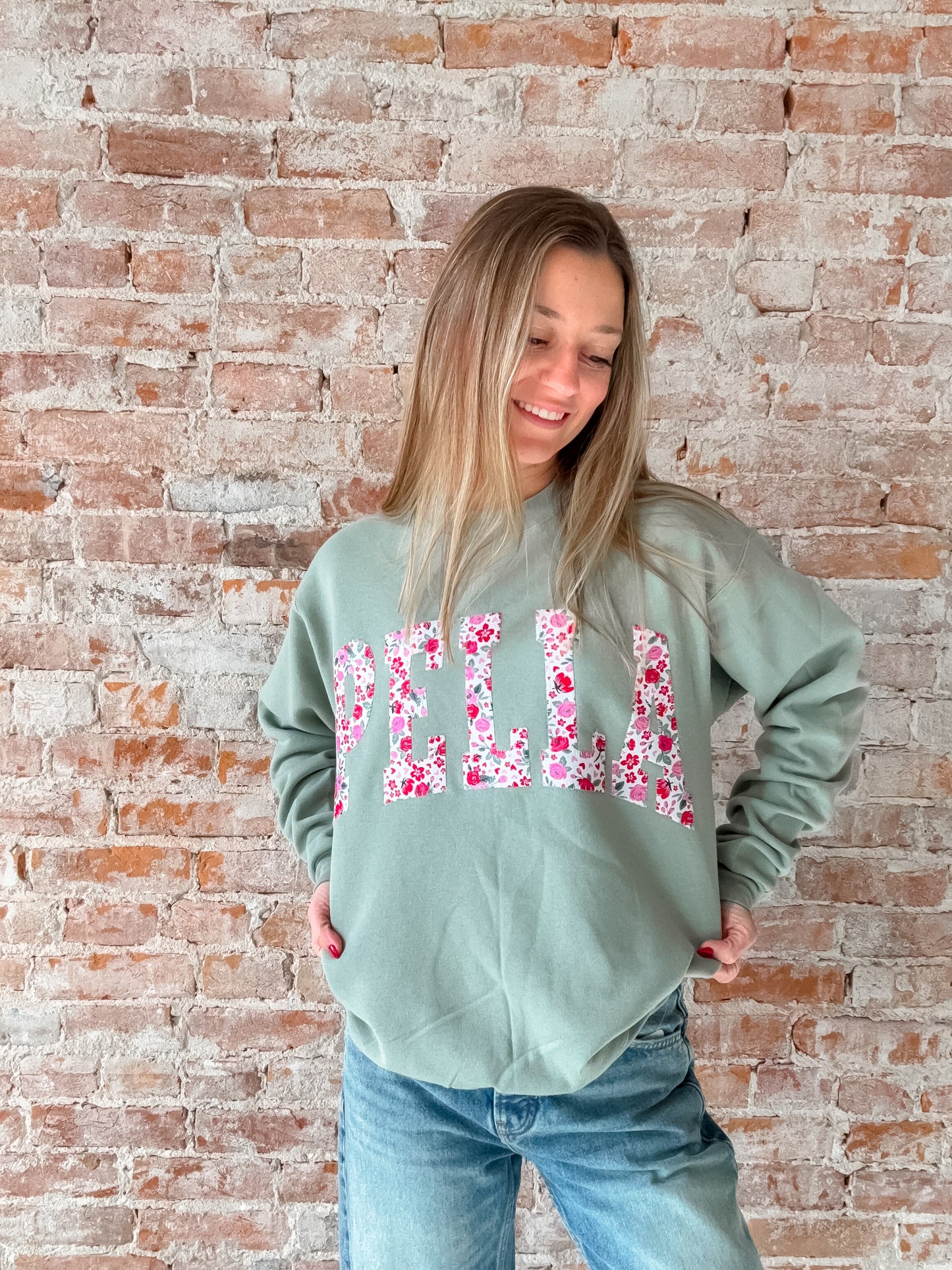 Pella Crewneck in Sage