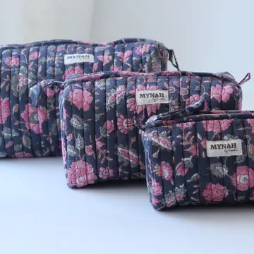 Indian Rose Cosmetic Bags