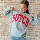 Dutch Crewneck in Grey/Red