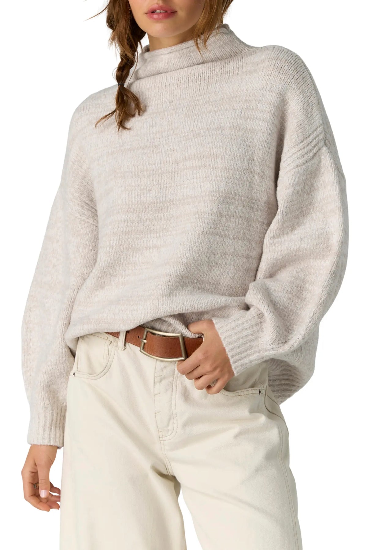 Free People: Beaumont Tunic in Heather Oat