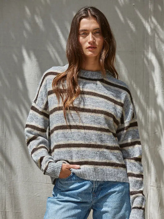 Striped Crewneck Sweater