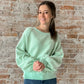 Free People: Found my Friend Pullover in  Misty Jade