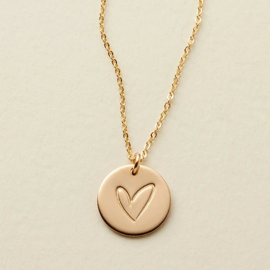 Lovestruck Disk Necklace