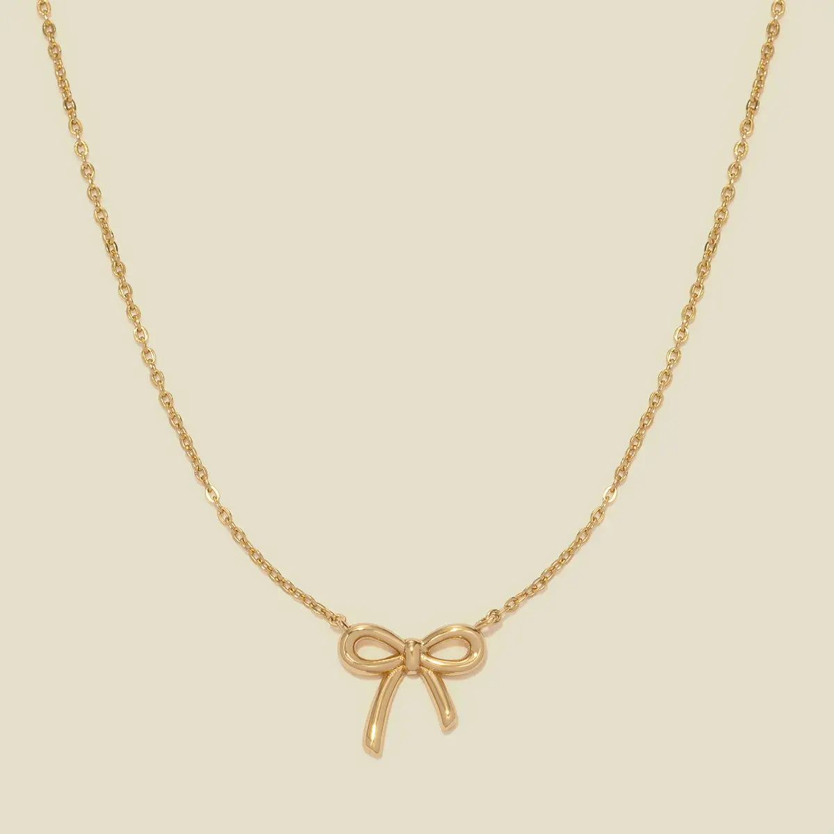 Bow Necklace