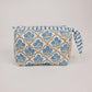Trellis Indigo Toiletry Bag : Small