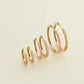 Luxe Hoop Earring : Gold