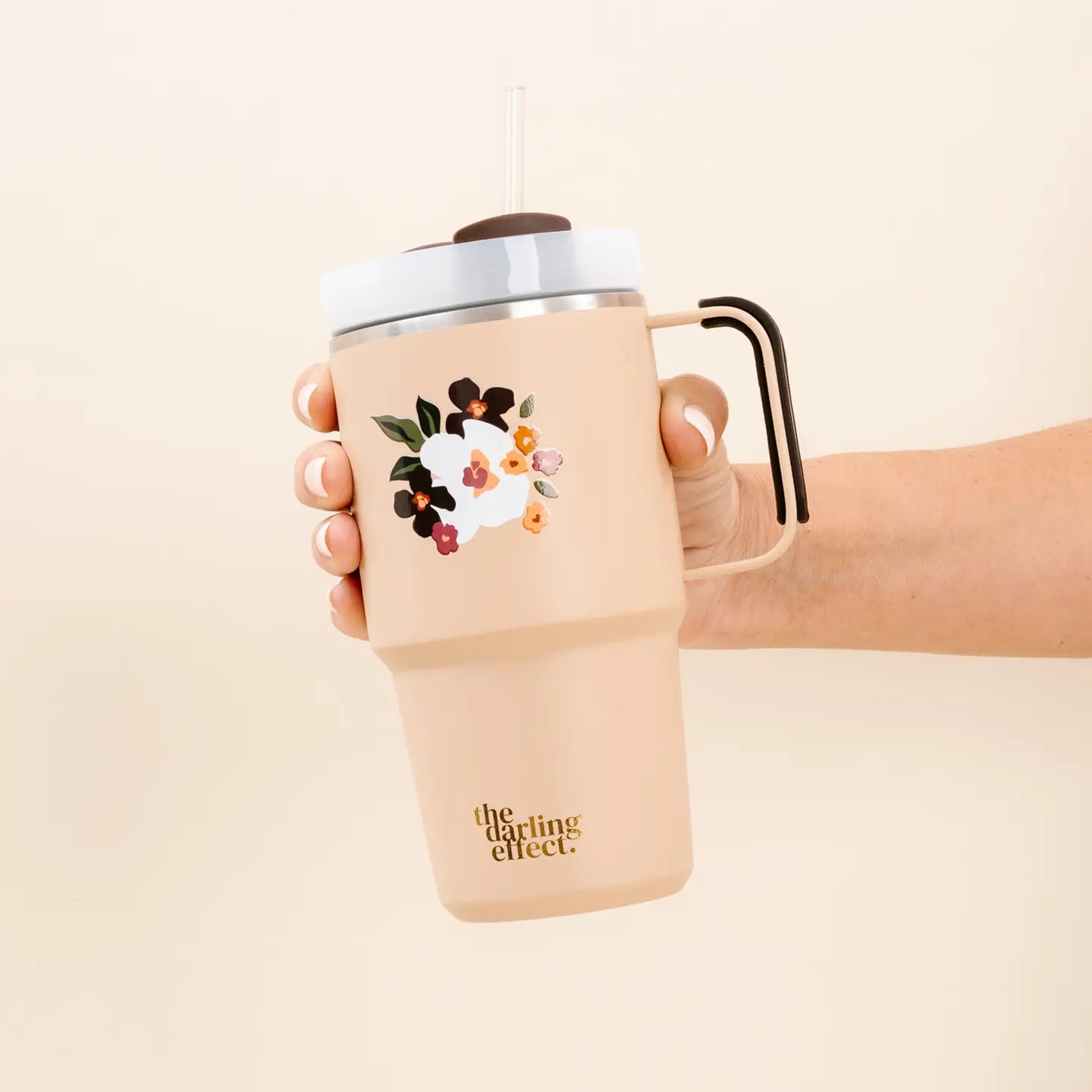 On The Go Tumbler : 20oz Bloom Mocha