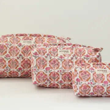 Apricot Blush Cosmetic Bag