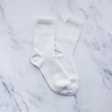 Amber Socks : Ivory