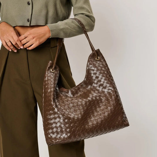 Ezia Hobo Bag in Chocolate