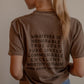 Focus on the Good Tee : Brown