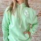 Tiptoe Hoodie : Neon Mint