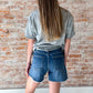 Jane Shorts : Dark Wash