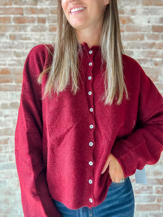 Piper Cardigan : Brick