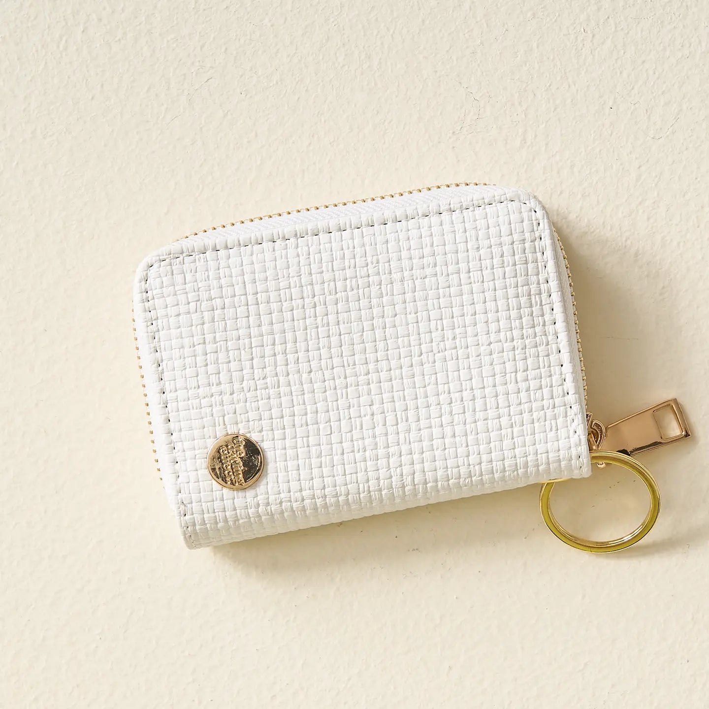 Zip Around Wallet : White