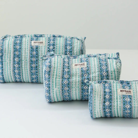 Moroccan Stripes Cosmetic Bags