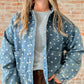 Polka Dot Denim Jacket