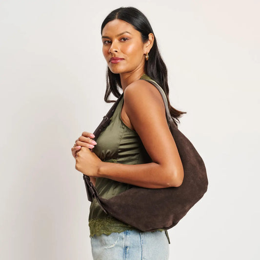 Elodie Shoulder Bag in Brown