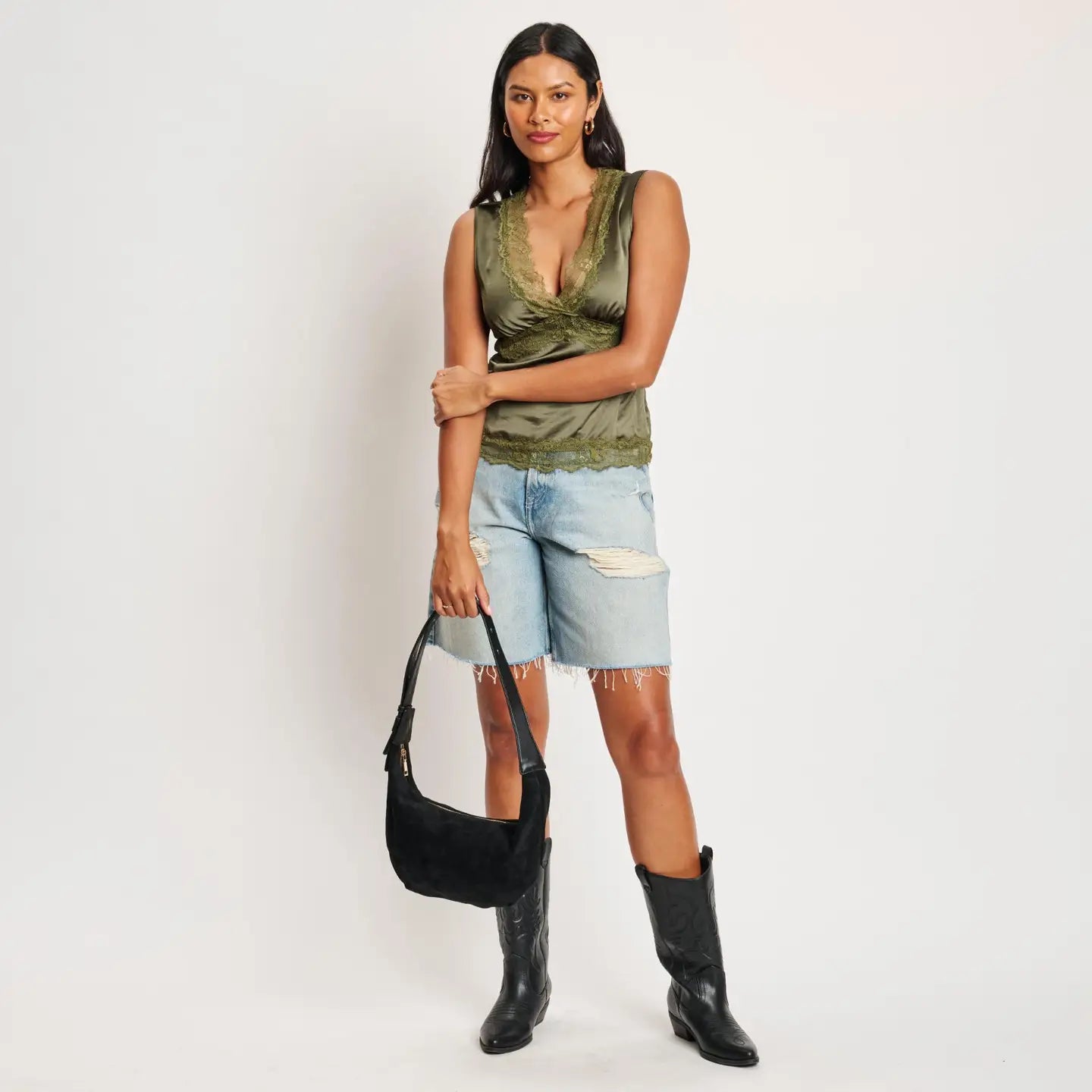 Elodie Shoulder Bag in Black