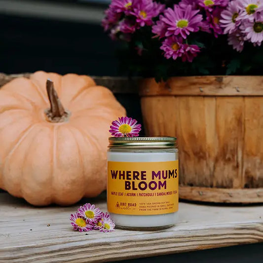 Where Mums Bloom 8oz Candle
