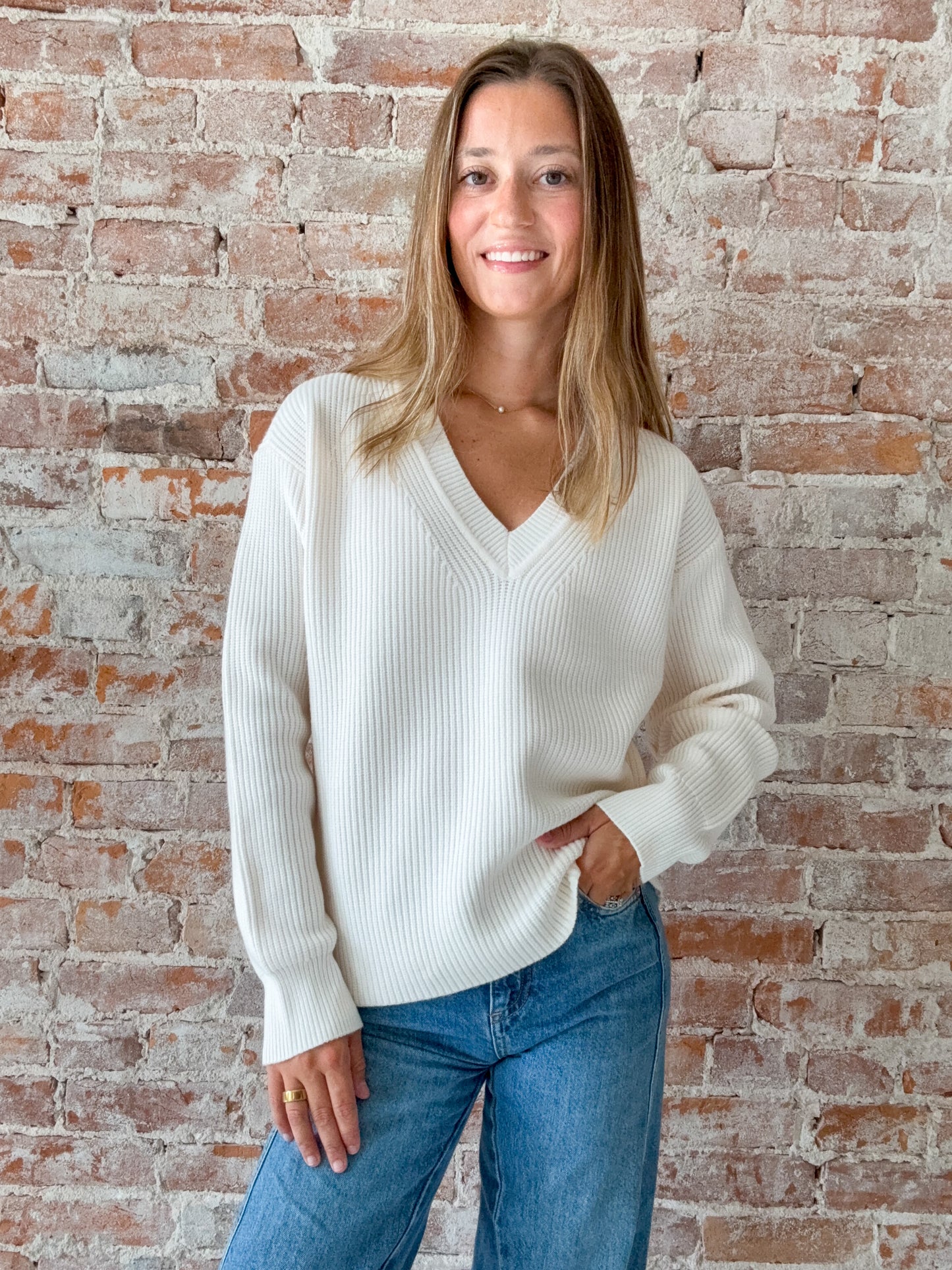 Cornelia Sweater : Ivory