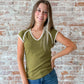 Patricia Top in Olive