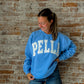 Pella Crewneck in Periwinkle Floral