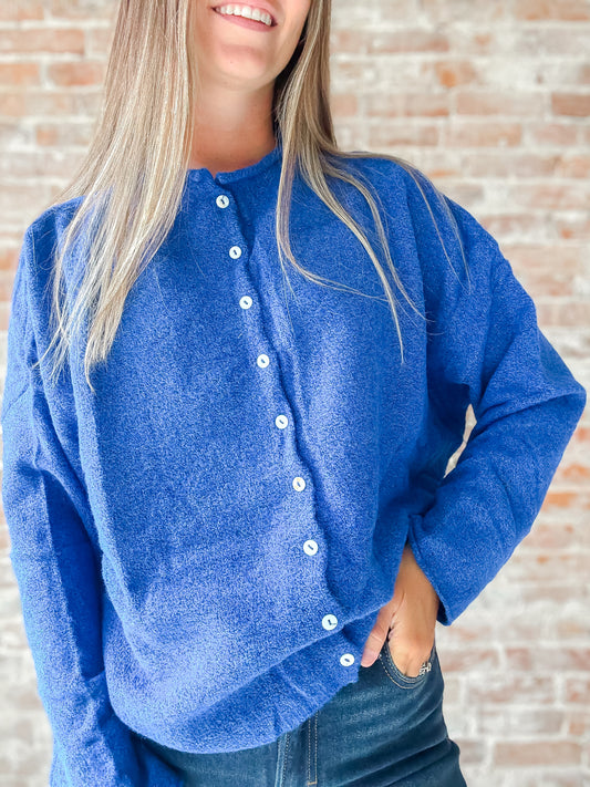 Piper Cardigan : Royal
