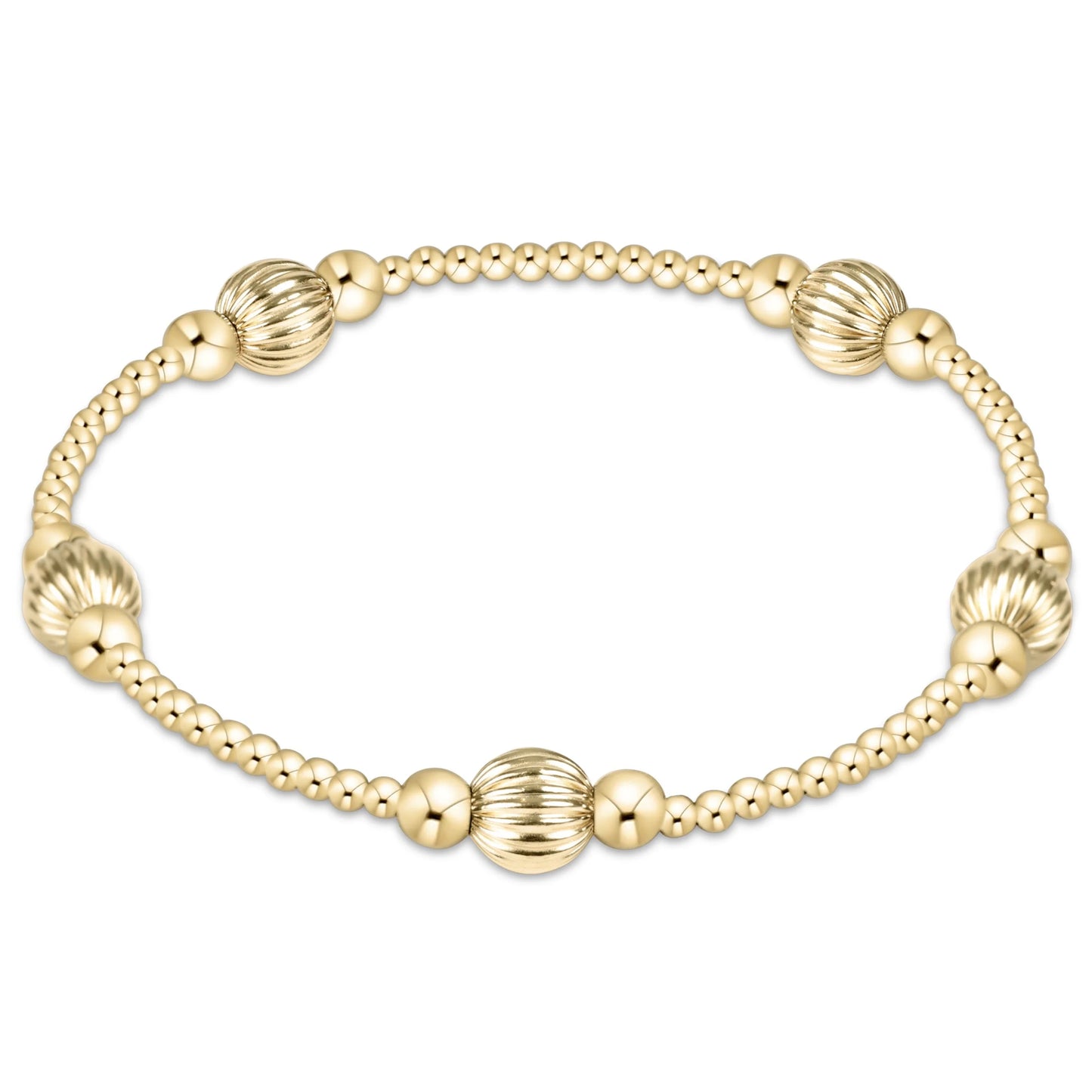 E Newton: Purpose Dignity Gold 6mm Bracelet